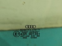 Szyba drzwi tył prawa Audi A4 B6