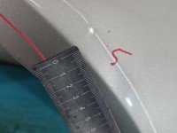 Błotnik przód prawy Vw Golf V beżowy LD1W