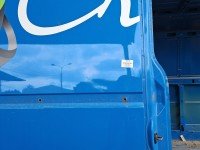 Błotnik tył prawy Renault Master III 10-19 niebieski O423 ćwiartka