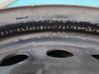 Felga stalowa 16" Nissan Qashqai I J10 06-13 Szerokość felgi: 6.5", 5x114.3, Odsadzenie (ET): 40, Nissan, czarny, Kod...
