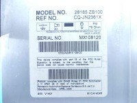 Radio fabryczne Nissan Altima L31 02-06 28185ZB100 radioodtwarzacz