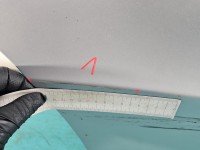 Drzwi tył prawe Mercedes W169 HB 5d srebrny 761