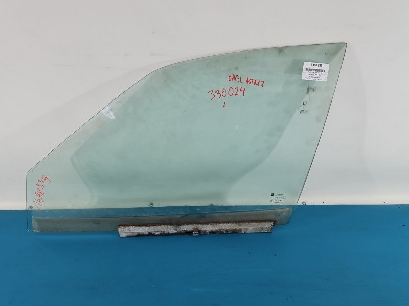 Szyba drzwi przód lewa Opel Astra I F HB