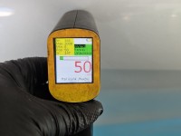 Drzwi tył lewe MERCEDES W176 HB 5d POLAR SILVER - METALLIC PAINT (761U)