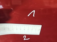 Drzwi tył lewe Renault Modus HB 5d bordowy TEB76