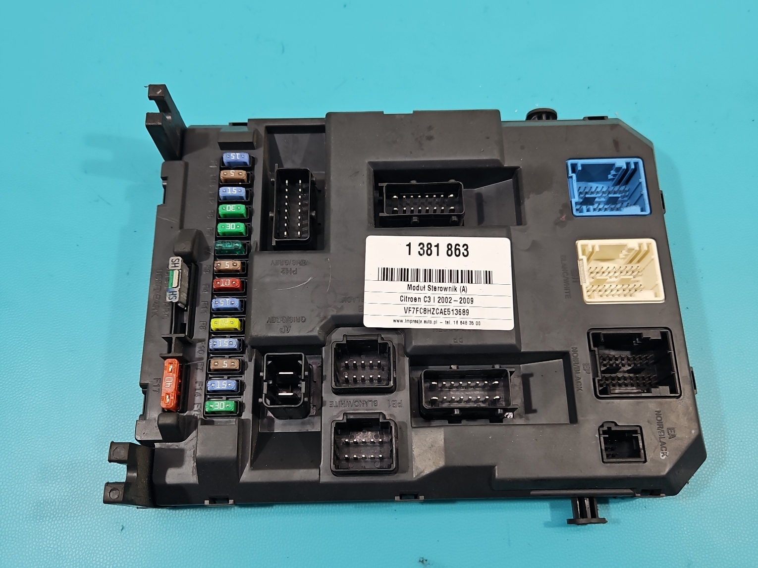 CITROËN C3 パネルモール Sterownik moduł Citroen C3 I 9674016980