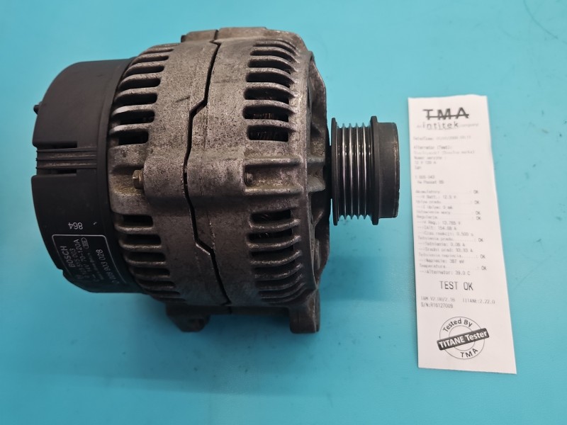 TEST Alternator Vw Passat B5 1.9 tdi 0123515003, 028903028