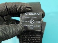Pas bezpieczeństwa przód prawy pasażera Nissan Qashqai I J10 06-13 86884-JD00A