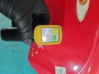 Błotnik przód prawy Toyota Yaris I czerwony