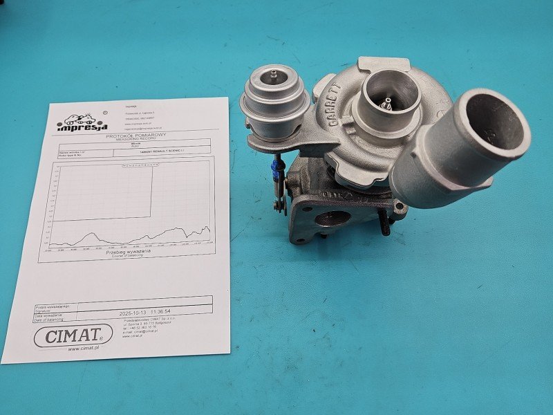 Turbosprężarka Regenerowana Renault Scenic I 703245-2, GT1549, H108052/7700105102C 1.9 DCI 102KM