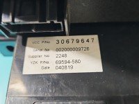 Konsola panel nawiewu Volvo V50 S40 II 30679647, 8697155
