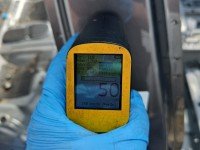 Próg prawy SŁUPEK ŚRODKOWY B Mercedes GLA X156 13-19 HB 5d szary 787