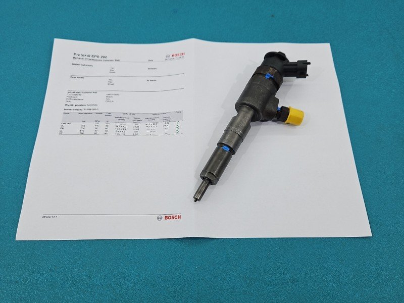 TESTOWANY Wtryskiwacz Citroen C3 II 09-16 0445110252 1.4 hdi TESTOWANY Wtryskiwacz Citroen C3 II 09-16 0445110252 1.4 hdi