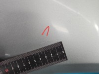 Błotnik przód prawy AUDI A6 C7 srebrny, LX7W