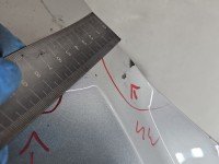 Maska przednia Opel Antara srebrny GAN