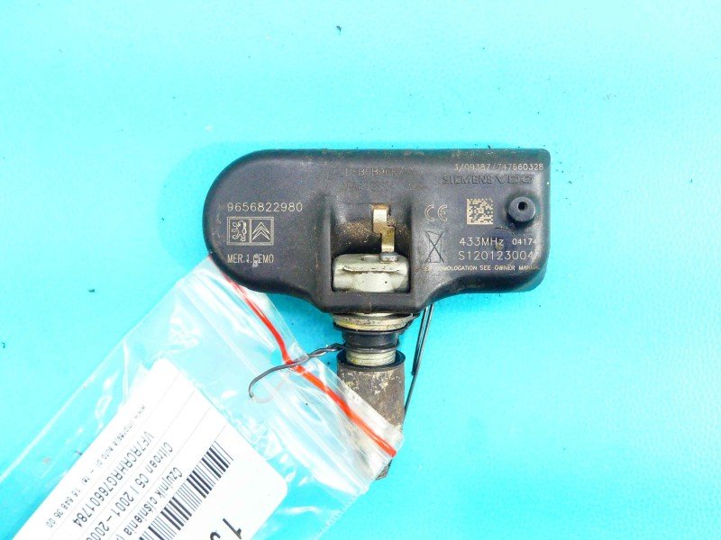 Czujnik ciśnienia opon Citroen C5 I 9656822980, S120123004D TPMS