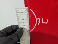Drzwi tył lewe Seat Ibiza V KJ 6F HB 5d czerwony LS3H