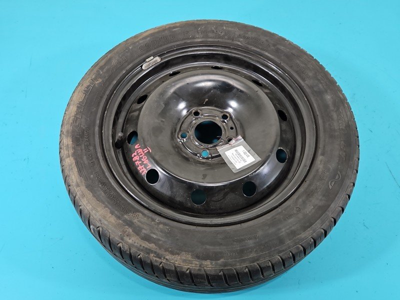 Koło zapasowe 16" dojazdowe dojazdówka Renault Laguna II Rozstaw śrub: 5x108, Michelin, 205 mm, Profil opony: 55, ZAPAS...