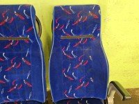 Fotel tył lewy III rząd tylny Vw Transporter T5 3 rząd