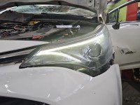 Reflektor lewy lampa przód Toyota Avensis III T27 EUROPA