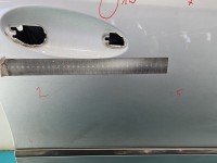Drzwi przód prawe Mercedes ML W164 5d srebrny C775
