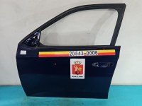 Drzwi przód lewe Skoda Fabia III 5d granatowy ŁF5A