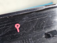 Osłona ZAŚLEPKA PLASTIK Słupka pp zewnętrzna , uszkodzone mocowanie , BJ32-025A52-AD Land rover range Evoque I 11-18