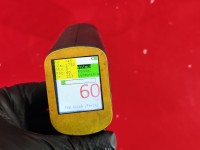 Maska przednia Audi A4 B7 czerwony LY3J