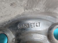 Felga stalowa 15" i20 III 2020- Szerokość felgi: 6.0", Rozstaw śrub: 4x100, Odsadzenie (ET): 47, Hyundai, 45564564, R15...