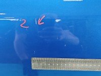 DRZWI PRZÓD LEWE KIEROWCY Peugeot 206 2d niebieski kmf