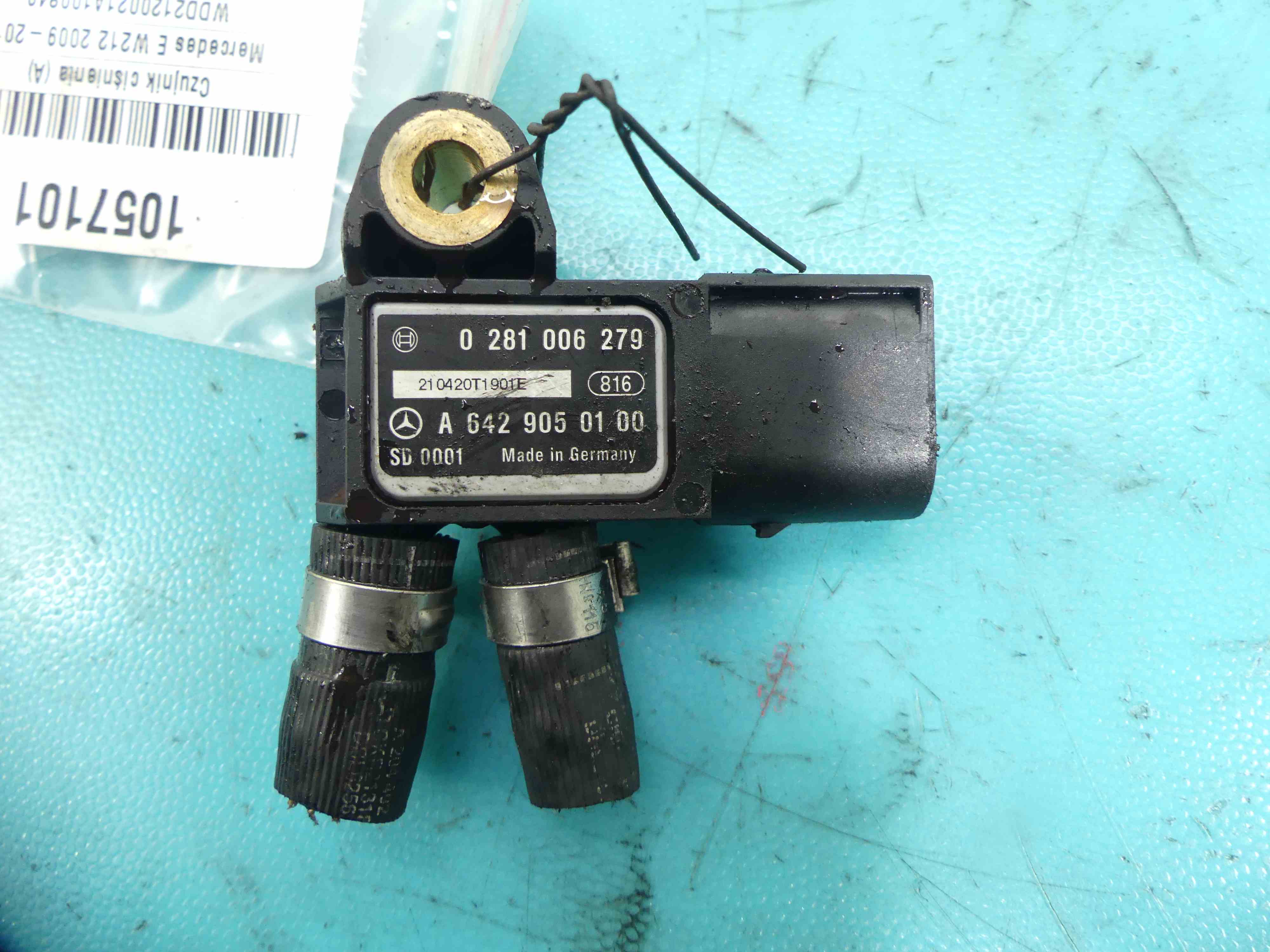 Czujnik ciśnienia Mercedes W212 0281006279, A6429050100