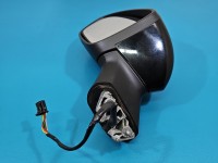 Lusterko lewe Renault Clio V 19- 9pin .rysy, składane elektrycznie CZARNY Tekpn europa