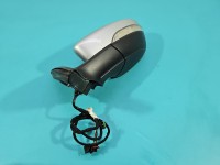 Lusterko lewe Vw Jetta VI elektryczny, Europejska, Kod lakieru: LA7W, Rysy, odpryski, 6pin europa