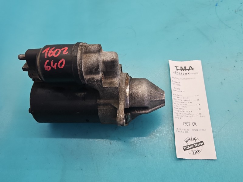 TEST Rozrusznik Opel Astra II G 1.8 16V 0001107409