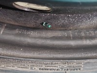 Koło zapasowe 15" dojazdowe dojazdówka Renault Scenic I Rozstaw śrub: 4x100, Dunlop, IMPRK1544515, R15 4X100 ET43 6J 185/65...