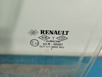 Szyba drzwi przód lewa Renault Clio III HB