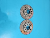 Tarcze hamulcowe tył klocki Skoda Octavia II 1.9 tdi (BXE)