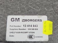 Wykładzina bagażnika podłoga Opel Meriva B 13414843