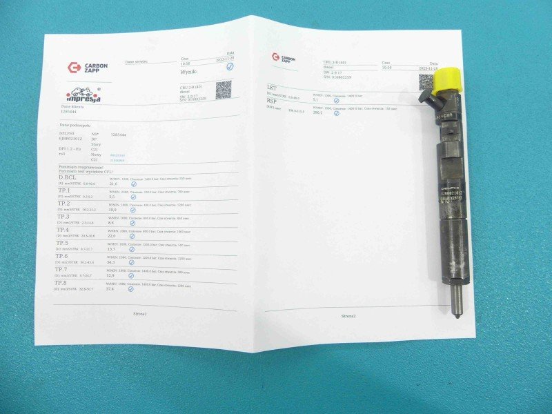 TESTOWANY Wtryskiwacz Renault Kangoo I 1.5 dci TESTOWANY Wtryskiwacz Renault Kangoo I 1.5 dci