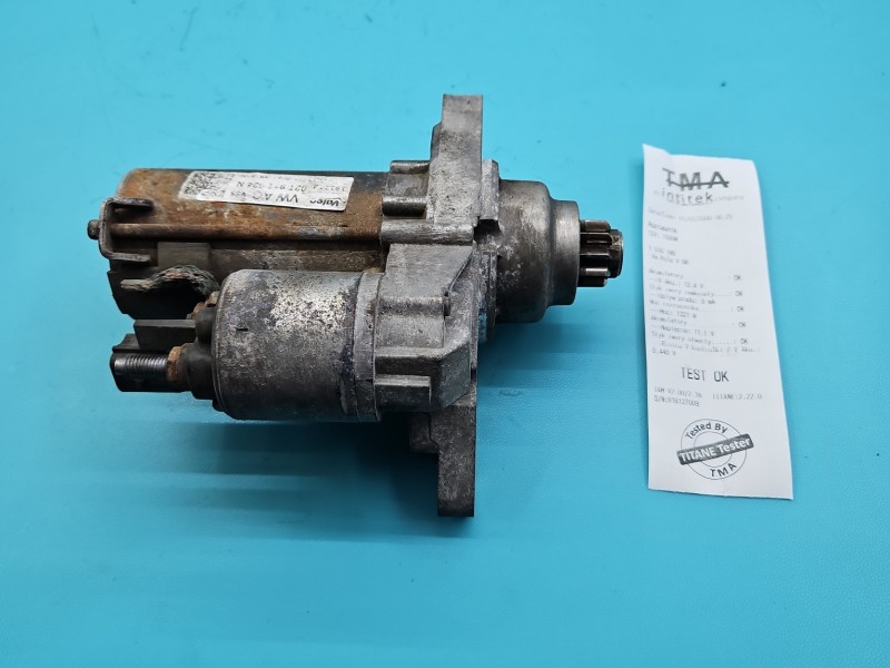 TEST Rozrusznik Vw Polo V 6R 09- 1.4 16V (Cggb) 02T911024N