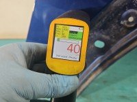 Błotnik przód prawy Mini Cooper One II R56 06- granatowy LIGHTNING BLUE METALLIC (A63)