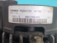 TEST Alternator Peugeot 206 1.4 8V 9641398480, 63321733