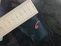 Błotnik przód prawy Mazda Cx-7 czarny a3f