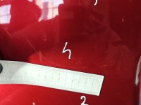 Klapa tył Dodge Caravan V 07-20 HB 5d bordowy