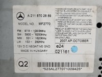 Radio fabryczne Mercedes W211 A2118702889 radioodtwarzacz