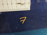 Drzwi tył prawe Vw Polo IV 9N HB 5d granatowy LB5N