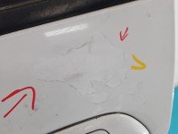 Drzwi przód lewe Fiat Grande Punto 5d biały