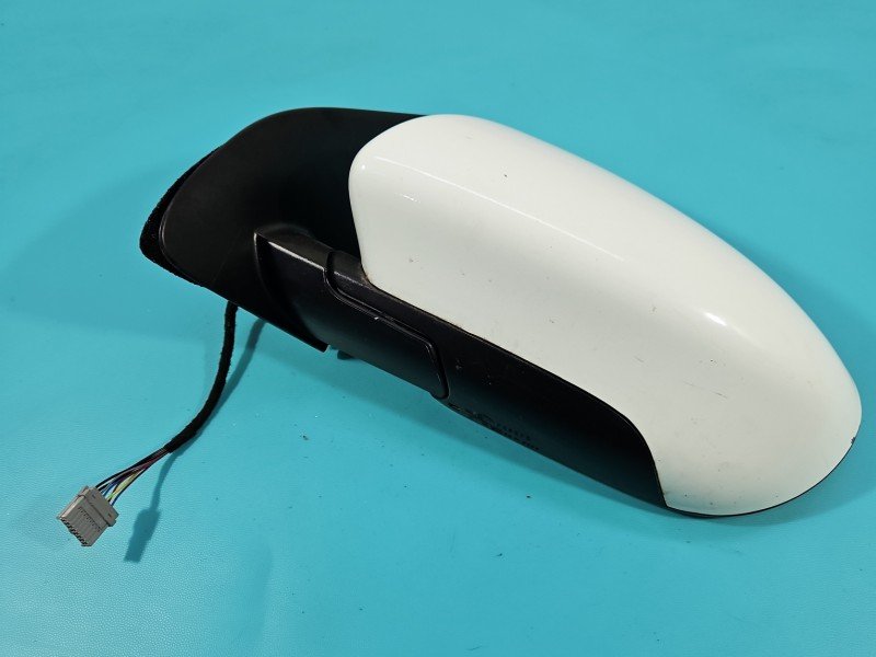 Lusterko lewe pin Nissan Qashqai I J10 06-13 HB biały 326G 5d europa