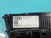 Konsola panel nawiewu AUDI A4 B8 8T1820043N, A2C53279964