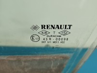 Szyba drzwi przód lewa Renault Clio II HB